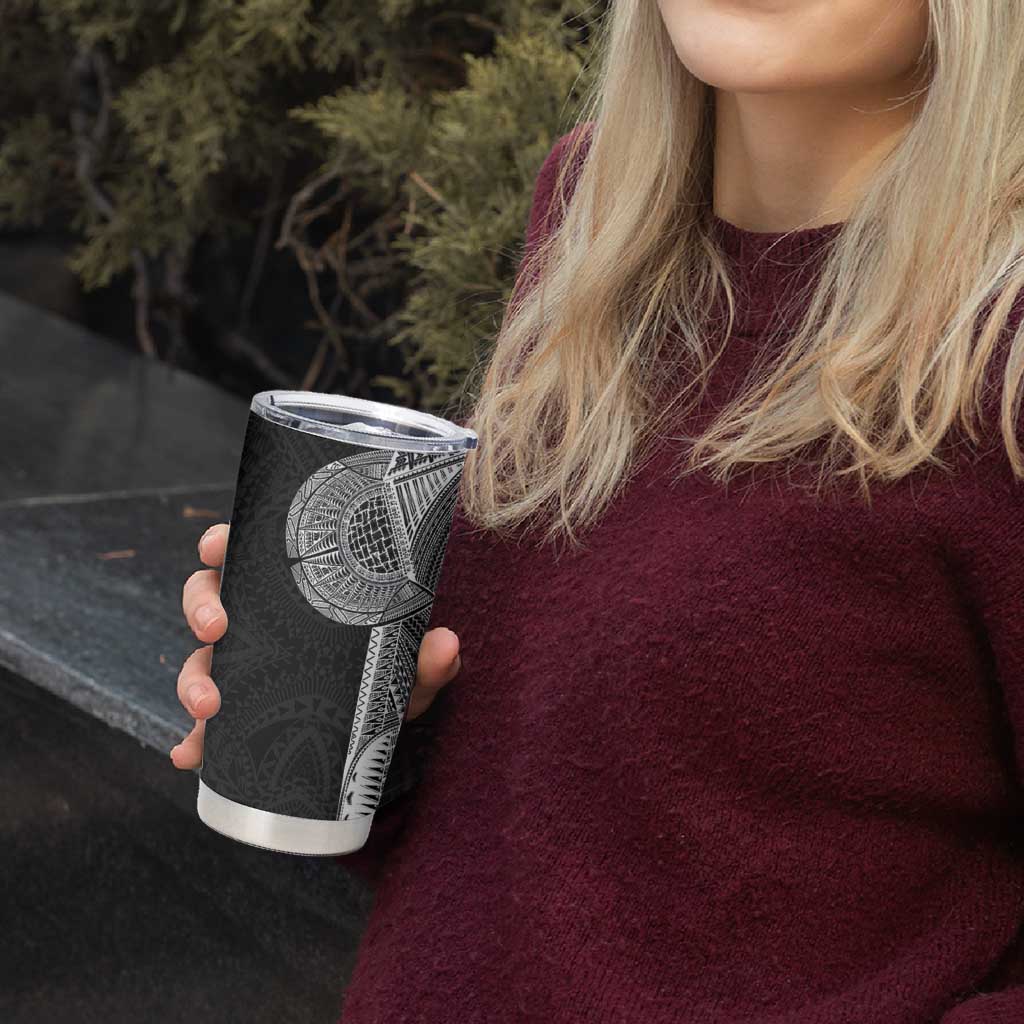 Samoan Tatau Tumbler Cup Art Tribal Traditional Tattoos - Polynesian Pride