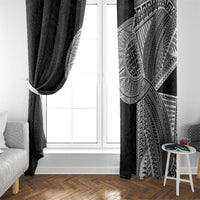 Samoan Tatau Window Curtain Art Tribal Traditional Tattoos - Polynesian Pride