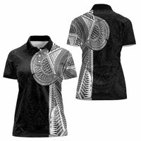 Samoan Tatau Women Polo Shirt Art Tribal Traditional Tattoos - Polynesian Pride