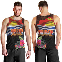 Kiribati Flag and Fireworks Men Tank Top First Place Welcome the New Year - Polynesian Pride