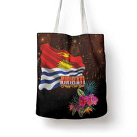 Kiribati Flag and Fireworks Tote Bag First Place Welcome the New Year - Polynesian Pride