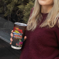 Kiribati Flag and Fireworks Tumbler Cup First Place Welcome the New Year - Polynesian Pride