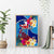Personalised Haiti 220th Anniversary Independence Day Canvas Wall Art Ayiti Flower with Polynesian Pattern LT03 - Polynesian Pride