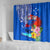 Personalised Samoa 62nd Anniversary Independence Day Shower Curtain Samoan Tribal Flag Style LT03 - Polynesian Pride