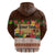 Pasifika Festival Auckland Hoodie Polynesian Tribal with Pacific Pattern Brown Color LT03 - Polynesian Pride