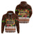 Pasifika Festival Auckland Hoodie Polynesian Tribal with Pacific Pattern Brown Color LT03 - Polynesian Pride