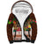 Pasifika Festival Auckland Sherpa Hoodie Polynesian Tribal with Pacific Pattern Brown Color LT03 Unisex Brown - Polynesian Pride