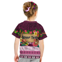 Pasifika Festival Auckland Kid T Shirt Polynesian Tribal with Pacific Pattern Pink Color LT03 - Polynesian Pride