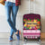 Pasifika Festival Auckland Luggage Cover Polynesian Tribal with Pacific Pattern Pink Color