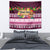 Pasifika Festival Auckland Tapestry Polynesian Tribal with Pacific Pattern Pink Color