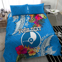 Yap Day Bedding Set Tapa Pattern with Hisbiscus