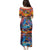 Hawaiian Lei Day Family Matching Puletasi and Hawaiian Shirt Dolphins with Colorful Corals and Romantic Sunset
