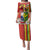 Personalised Hawaii and Philippines Together Family Matching Puletasi and Hawaiian Shirt The Emblems with Cultural Symbols Green-Yellow-Red Tricolor