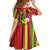 Personalised Hawaii and Philippines Together Family Matching Summer Maxi Dress and Hawaiian Shirt The Emblems with Cultural Symbols Green-Yellow-Red Tricolor