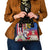 Personalised Hawaii and Philippines Together Shoulder Handbag The Emblems with Cultural Symbols Blue-White-Red Tricolor