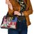 Personalised Hawaii and Philippines Together Shoulder Handbag The Emblems with Cultural Symbols Blue-White-Red Tricolor