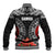 Samoa Siapo Ula Fala Baseball Jacket With Ginger Plant Black Color LT03 - Polynesian Pride