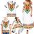 Haiti Flag Traditional Dashiki Family Matching Summer Maxi Dress and Hawaiian Shirt White Color - Polynesian Pride
