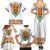 Haiti Flag Traditional Dashiki Family Matching Summer Maxi Dress and Hawaiian Shirt White Color - Polynesian Pride