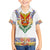 Haiti Flag Traditional Dashiki Family Matching Summer Maxi Dress and Hawaiian Shirt White Color - Polynesian Pride