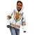 Haiti Flag Traditional Dashiki Kid Hoodie White Color - Polynesian Pride