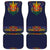 Haiti Flag Traditional Dashiki Car Mats Black Color - Polynesian Pride