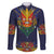Haiti Flag Traditional Dashiki Family Matching Off Shoulder Short Dress and Hawaiian Shirt Black Color - Polynesian Pride