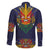 Haiti Flag Traditional Dashiki Family Matching Short Sleeve Bodycon Dress and Hawaiian Shirt Black Color - Polynesian Pride