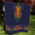 Haiti Flag Traditional Dashiki Quilt Black Color - Polynesian Pride