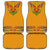 Haiti Flag Traditional Dashiki Car Mats Yellow Color - Polynesian Pride