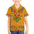 Haiti Flag Traditional Dashiki Family Matching Summer Maxi Dress and Hawaiian Shirt Yellow Color - Polynesian Pride