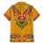 Haiti Flag Traditional Dashiki Hawaiian Shirt Yellow Color - Polynesian Pride
