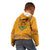 Haiti Flag Traditional Dashiki Kid Hoodie Yellow Color - Polynesian Pride
