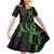 Hawaii Maile Lei Family Matching Mermaid Dress and Hawaiian Shirt Aloha Black Color