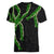 Hawaii Maile Lei Women V-Neck T-Shirt Aloha Black Color