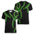 Hawaii Maile Lei Women V-Neck T-Shirt Aloha Black Color