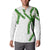 Hawaii Maile Lei Button Sweatshirt Aloha White Color