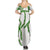Hawaii Maile Lei Summer Maxi Dress Aloha White Color