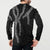 Hawaii Maile Lei Button Sweatshirt Aloha Grayscale Color