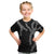 Hawaii Maile Lei Kid T Shirt Aloha Grayscale Color