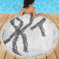 Hawaii Maile Lei Beach Blanket Aloha The Grey Color
