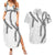 Hawaii Maile Lei Couples Matching Summer Maxi Dress and Hawaiian Shirt Aloha The Grey Color