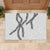 Hawaii Maile Lei Rubber Doormat Aloha The Grey Color