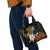 Hawaii Turtle and Tropical Flower Shoulder Handbag Polynesian Pattern