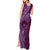 Hawaiian Manta Ray and Polynesian Tribal Tattoo Tank Maxi Dress Pink Color LT03