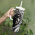 Hawaiian Manta Ray and Polynesian Tribal Tattoo Tumbler With Handle Black Color