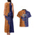 Papua New Guinea New Ireland Province Couples Matching Tank Maxi Dress and Hawaiian Shirt PNG Birds Of Paradise Polynesian Arty Style LT03 - Polynesian Pride
