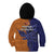 Papua New Guinea New Ireland Province Kid Hoodie PNG Birds Of Paradise Polynesian Arty Style LT03 - Polynesian Pride