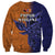 Papua New Guinea New Ireland Province Sweatshirt PNG Birds Of Paradise Polynesian Arty Style LT03 - Polynesian Pride