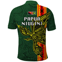 Papua New Guinea Oro Province Polo Shirt PNG Birds Of Paradise Polynesian Arty Style LT03 - Polynesian Pride